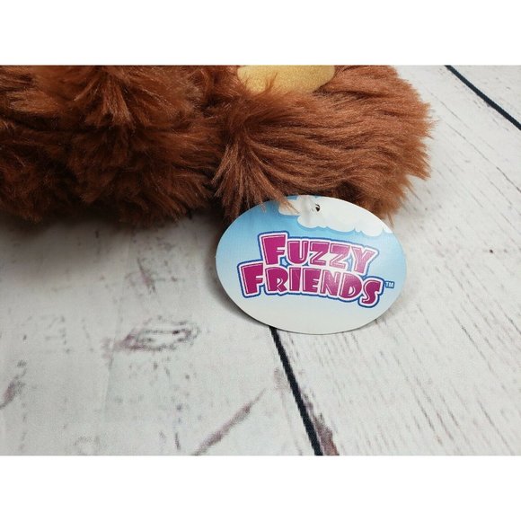 Greenbrier International Brown Fuzzy Teddy Bear Plush Lovey Stuffed Animal Toy - Picture 5 of 9